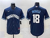 Men's Chicago Cubs #18 Shota Imanaga Navy City Connect Stitched Jersey,baseball caps,new era cap wholesale,wholesale hats